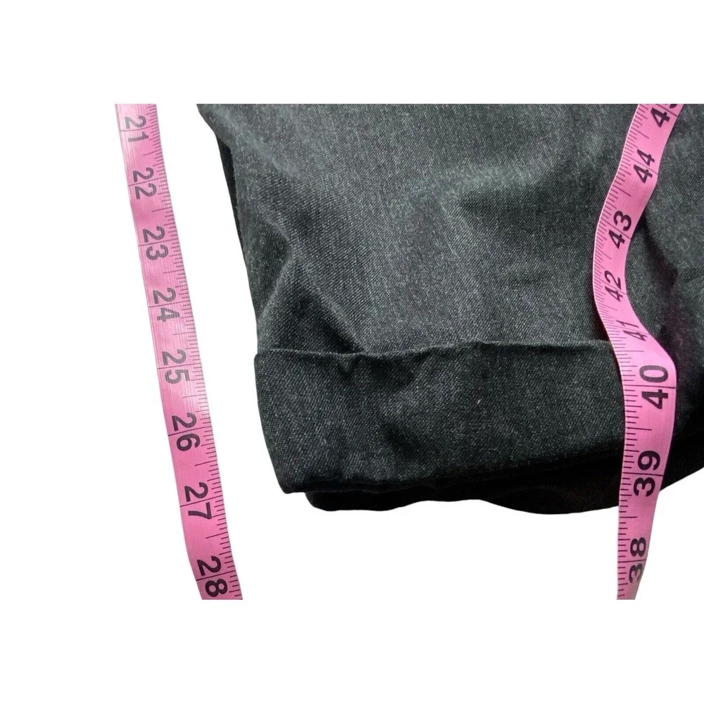 LORO PIANA Men Tasmanian Super 120 Wool Pleated Front Pants Sz 38 Charcoal‎ 10-7